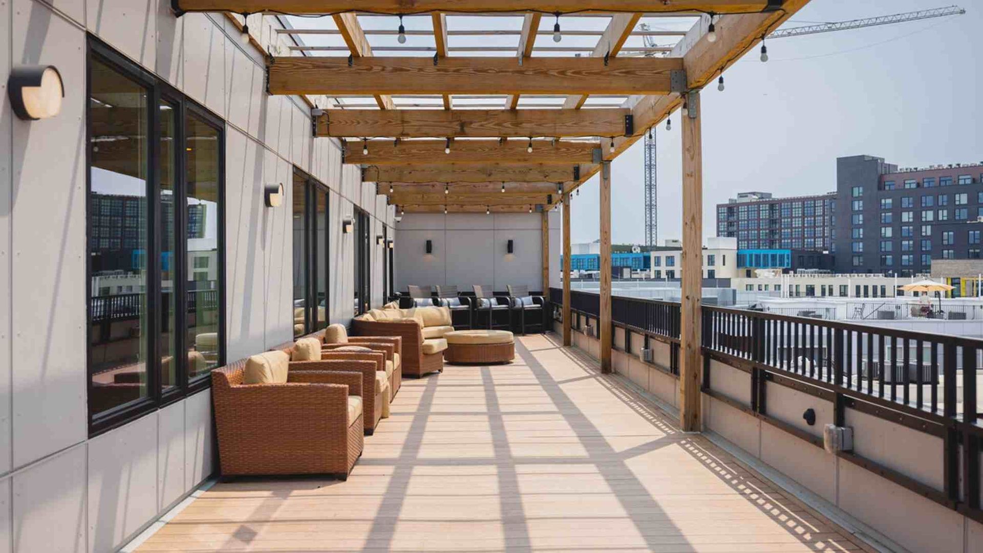 Roof deck at The Mills (1 of 4)