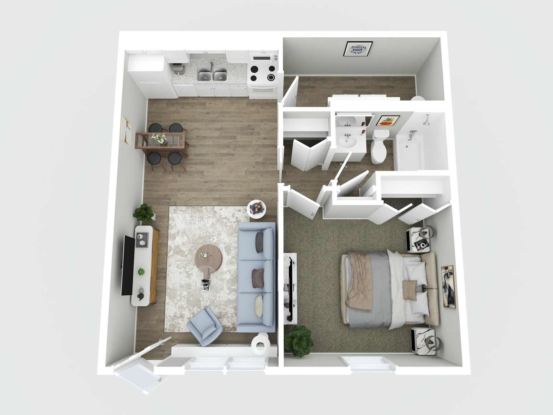 Franklin Apartment: 1 Ashgrove Ct.