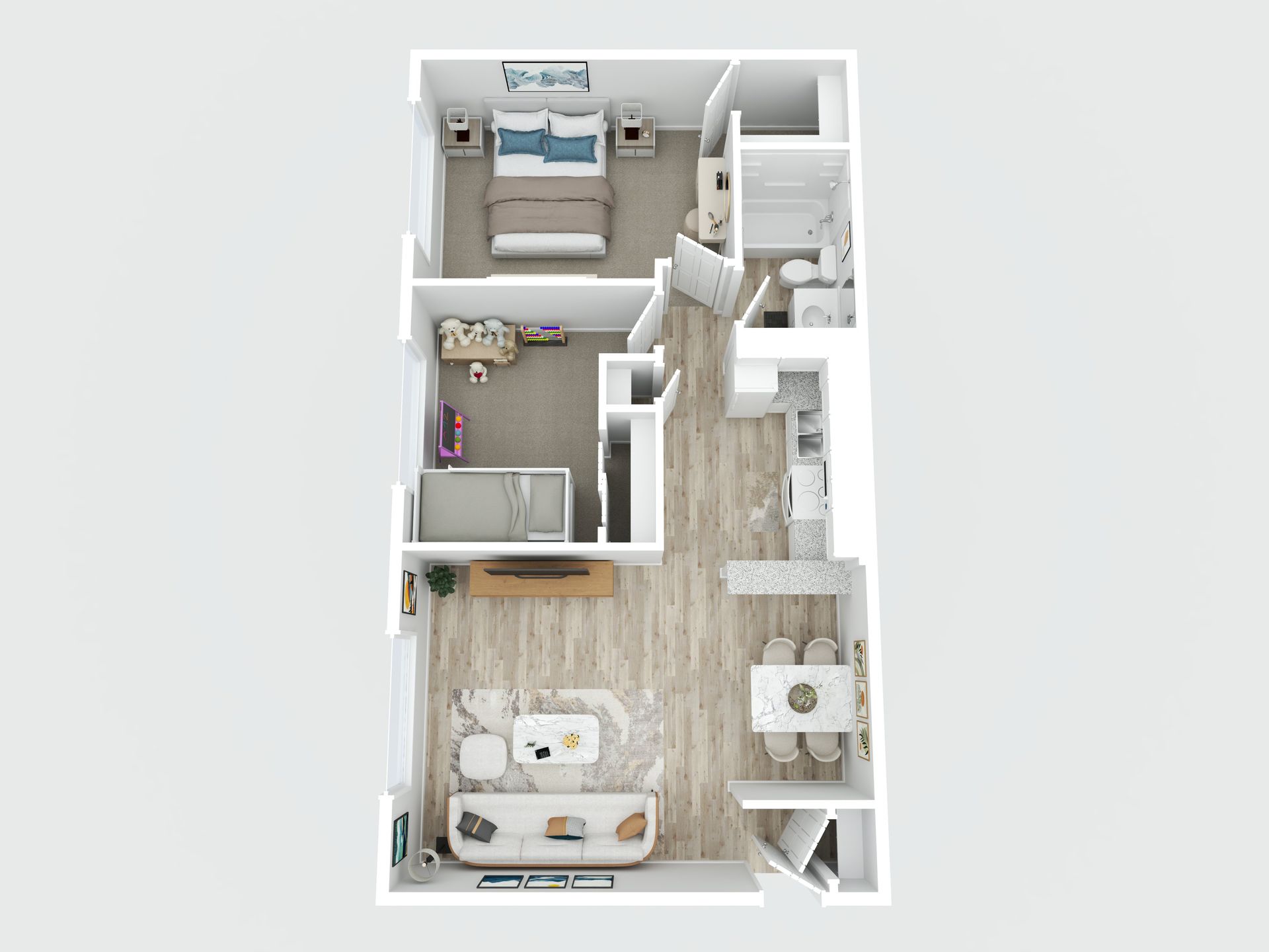 Monroe Apartment: 300 Courtland Dr.