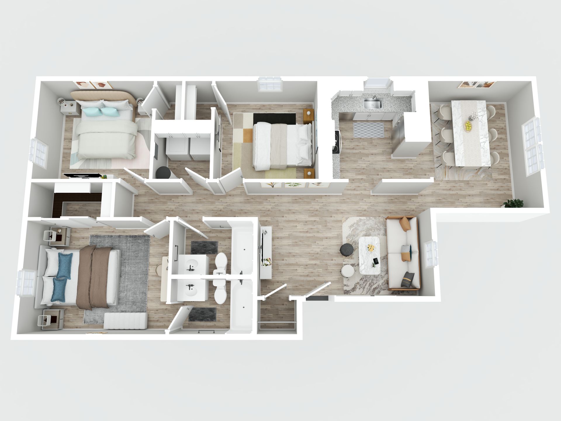 Fairfield Apartment: 200 Knollridge Ct.