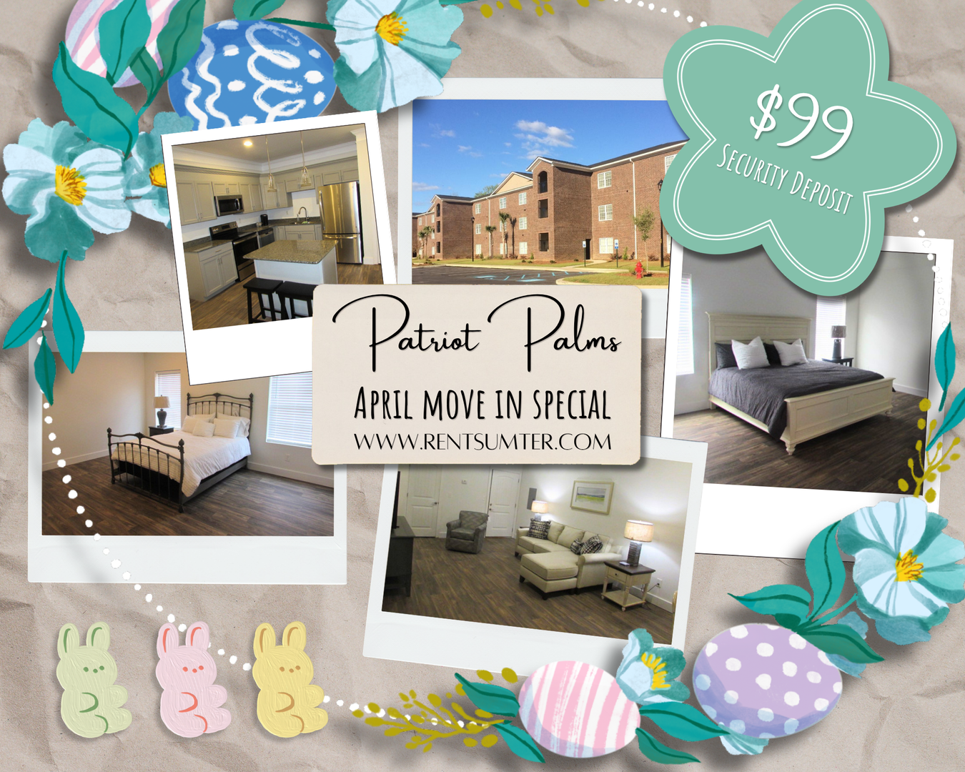 Sumter Apartment: 3760 Patriot Parkway - Unit 3-F