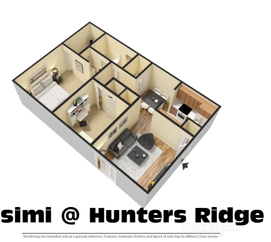 Huntsville Apartment: 4012  Hunters Ridge Dr