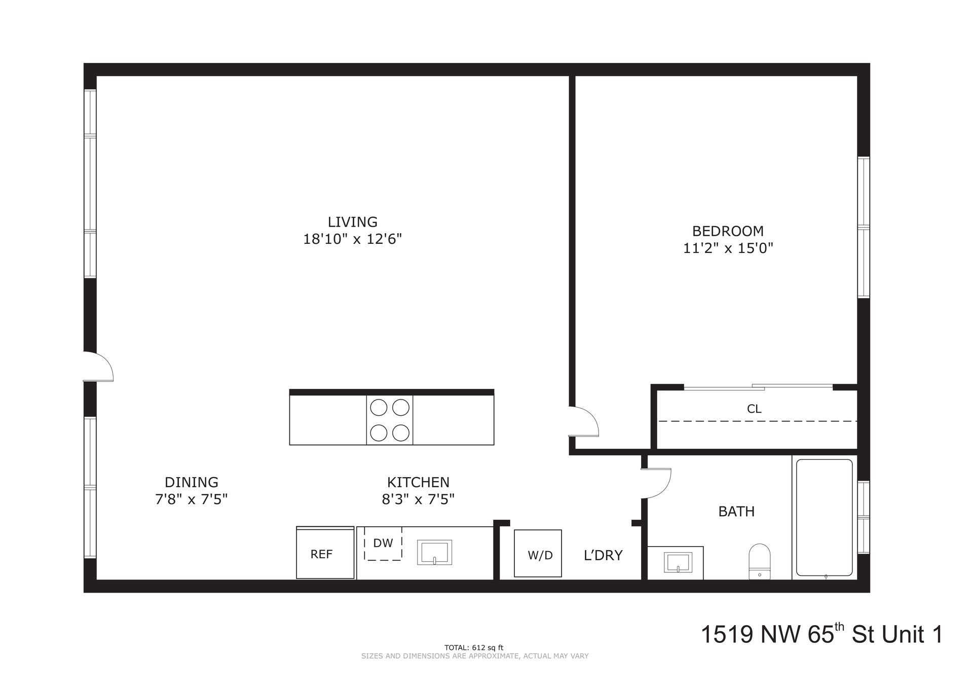 Seattle Apartment: 1519 NW 65th St