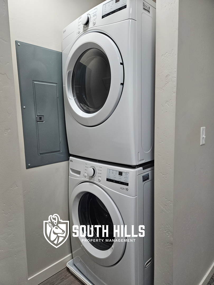 Laundry room at Summit Springs Townhomes (1 of 3)