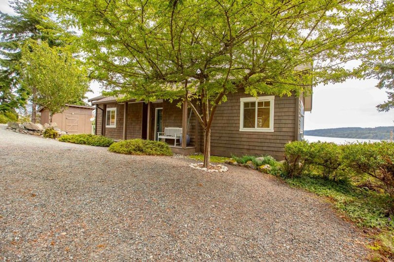 Furnished Greenbank Home with Water View and Bocce Ball!