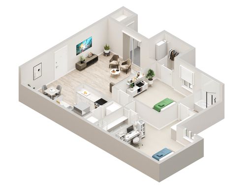 2bd/1ba Renovated Apartment – photo 1