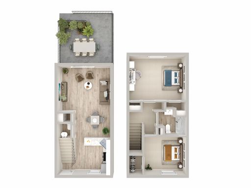 2bd/1.5ba Classic Townhome – photo 1
