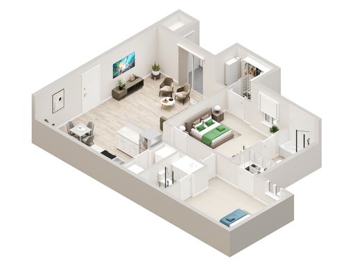 2bd/2ba Classic Apartment – photo 1