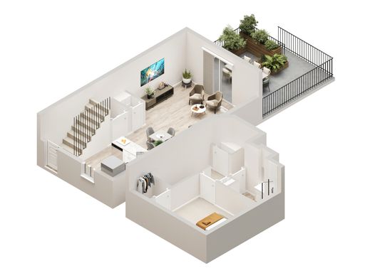 1bd/1.5ba Classic Townhome – photo 1