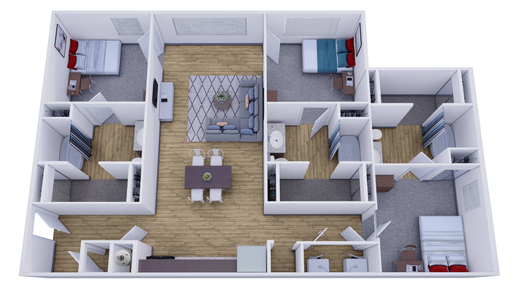 Watercress 3 bedroom - Unfurnished. Per bedroom rate. – photo 1