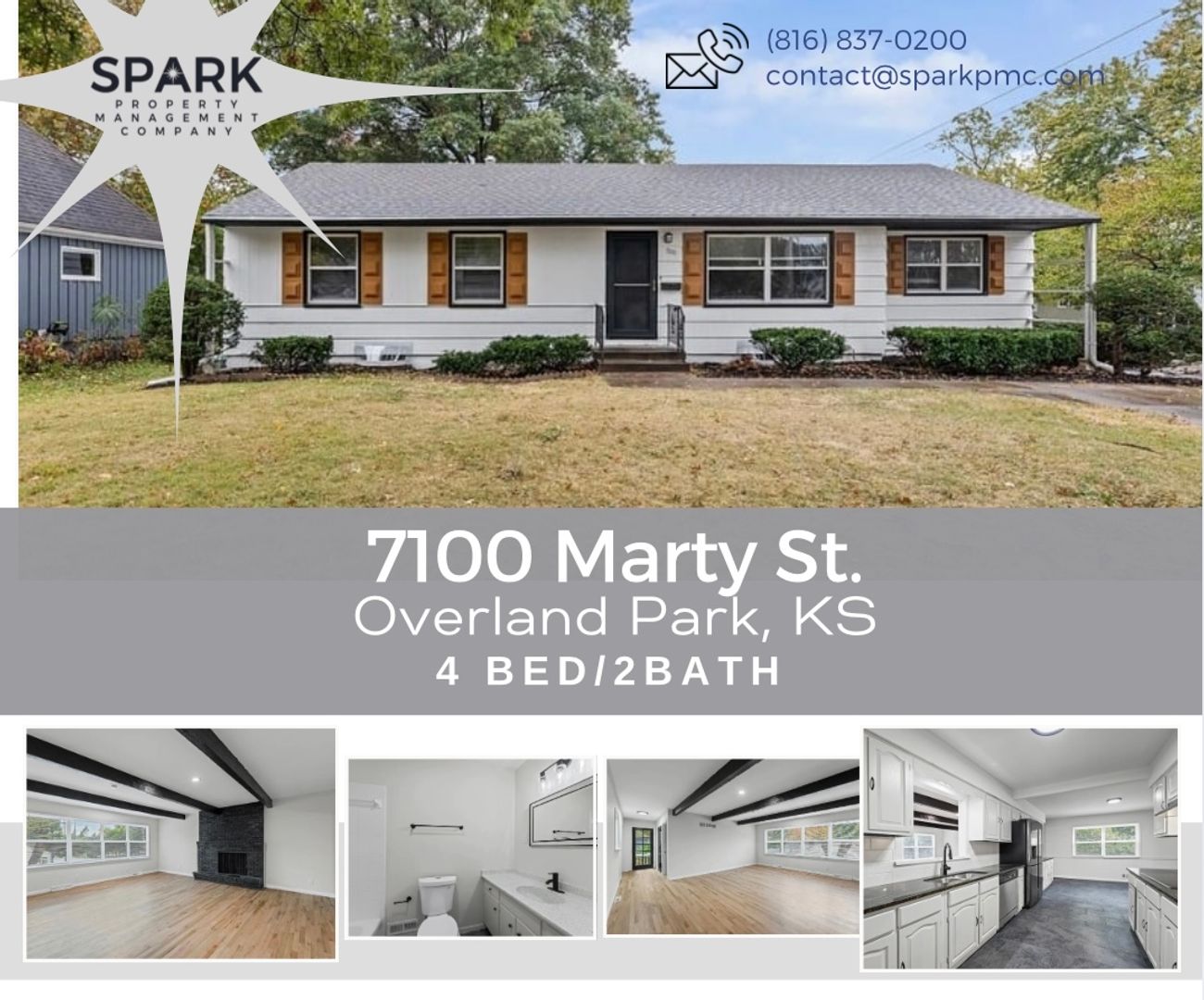 Overland Park House: 7100 Marty ST