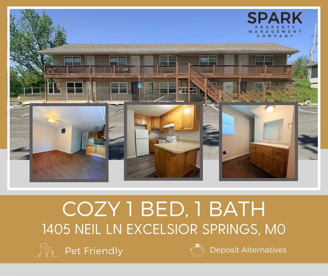 Excelsior Springs Apartment: 1405 Neil Lane - 121