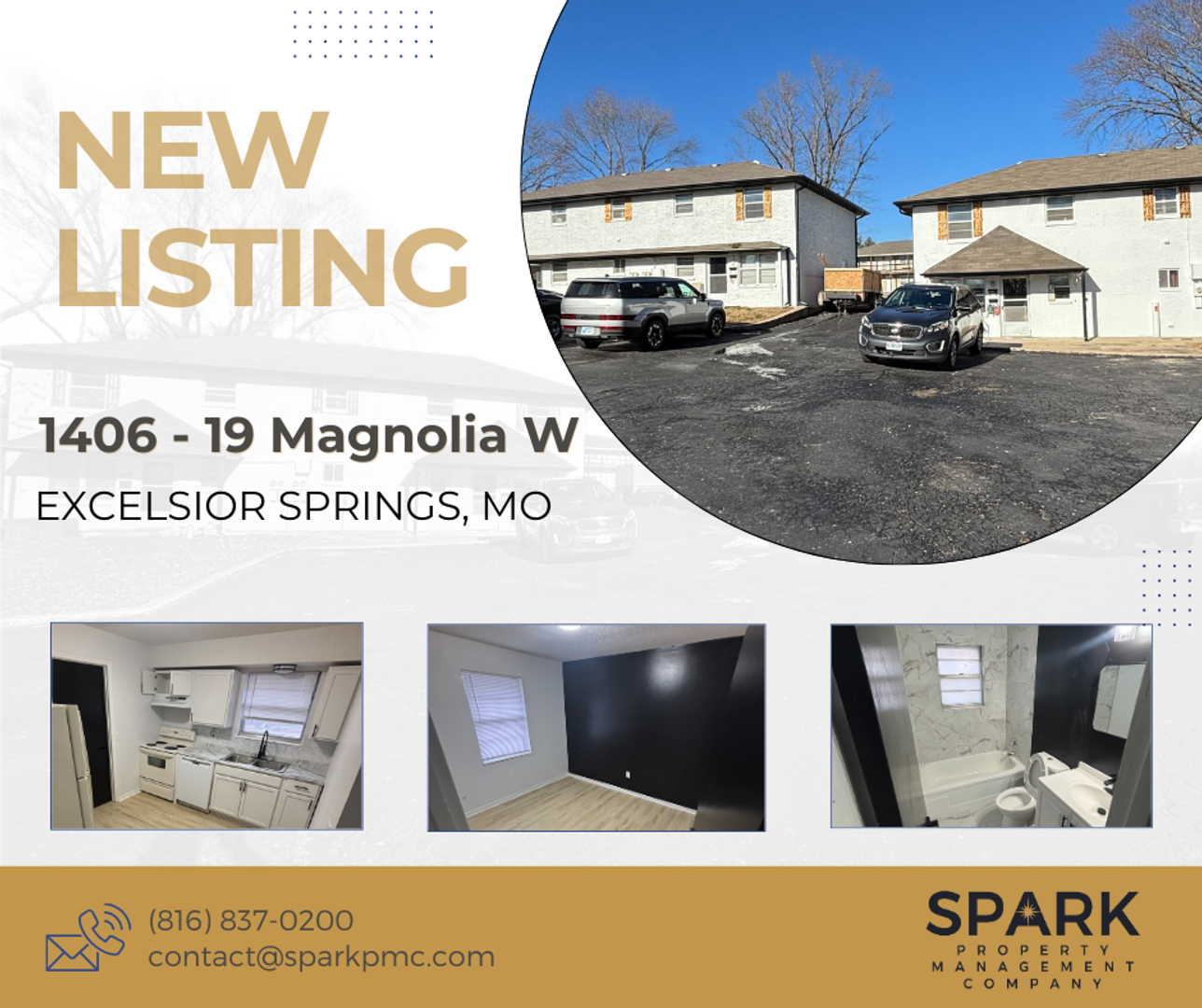 Excelsior Springs Apartment: 1406 Magnolia St. W