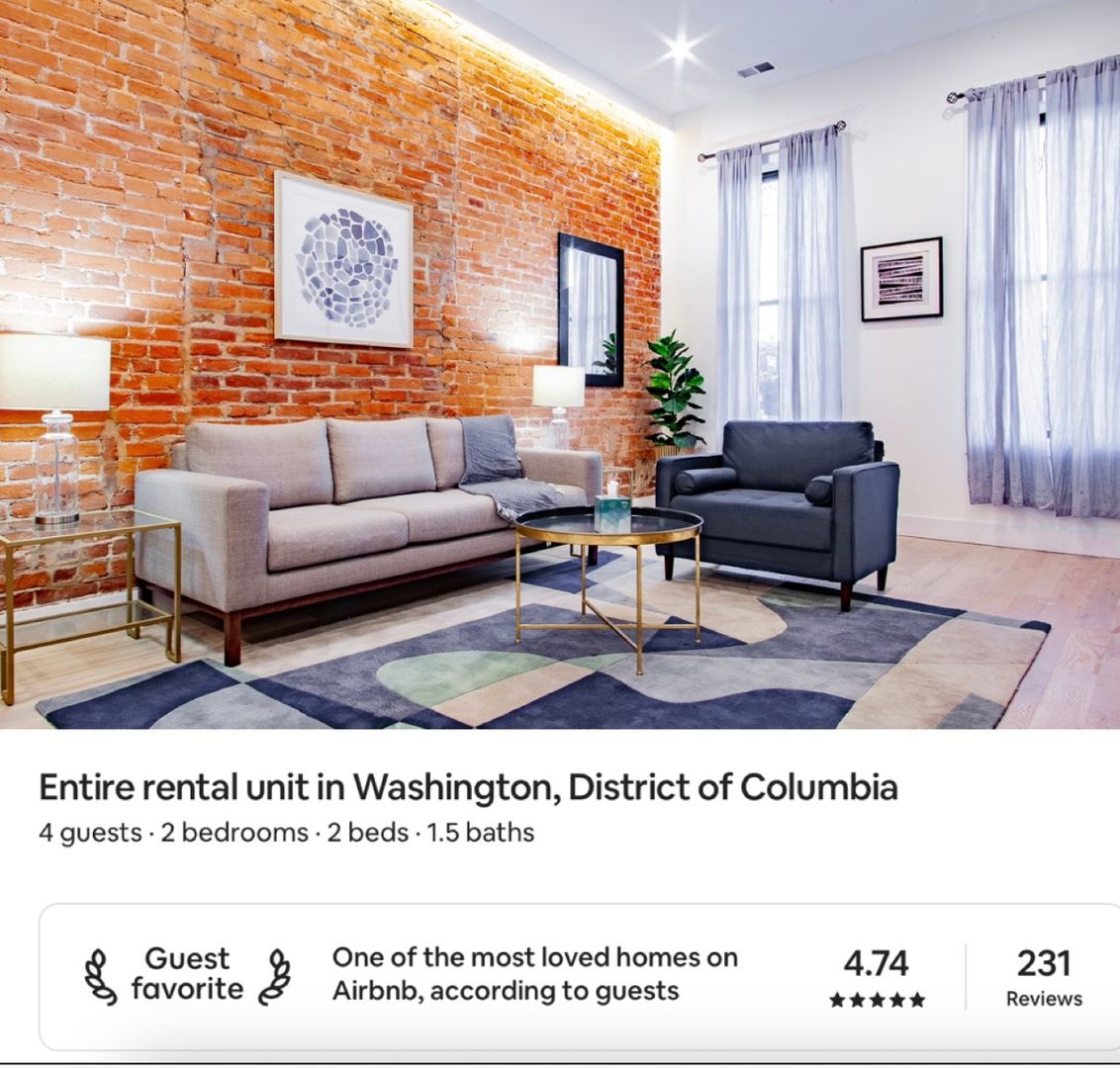 Washington Apartment: 1012 Pennsylvania Avenue SE