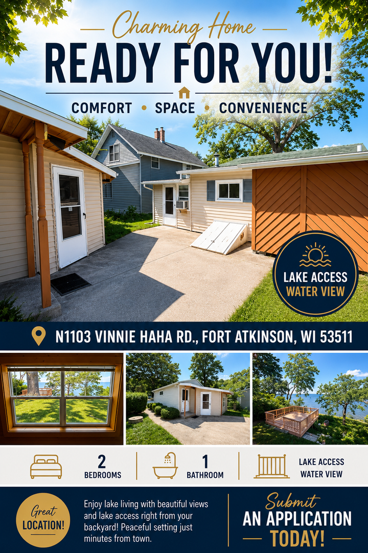 Fort Atkinson House: N1103 Vinnie Ha ha Rd.