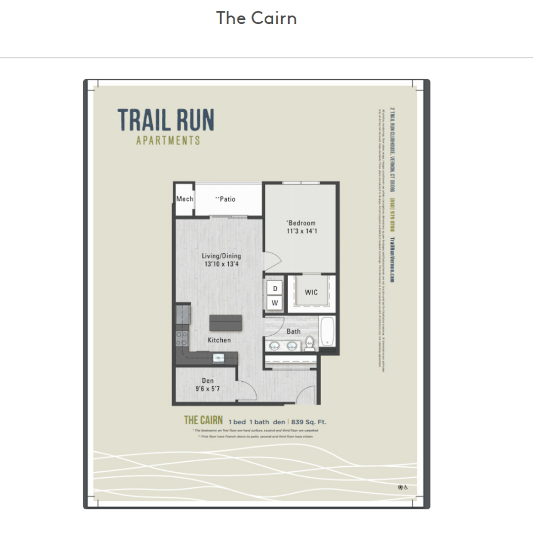 Vernon Apartment: 2 Trail Run, Clubhouse