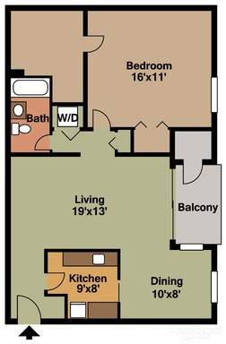 Woodland 1bdrm/1bath – photo 1