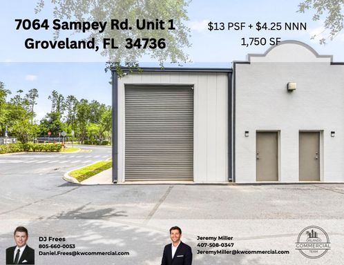 1,750sf Warehouse/Flex Space for Lease