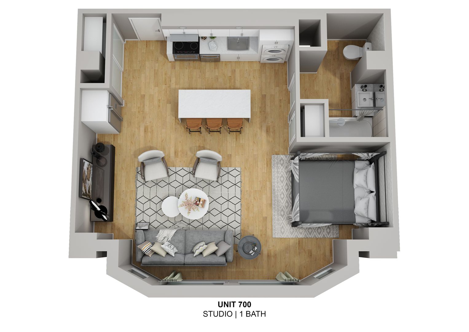 Los Angeles Apartment: 125 West 4th St