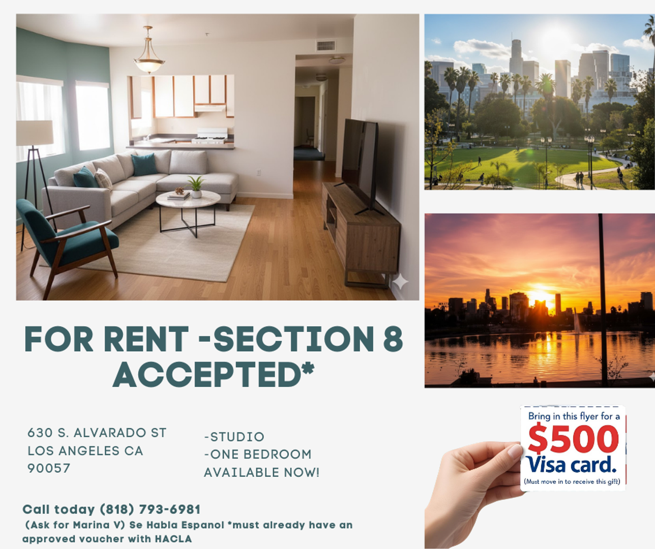 Los Angeles Apartment: 630 South Alvarado St