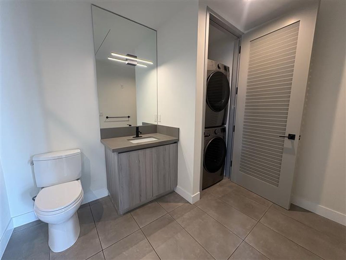Laundry room at 495 Promenade Ave