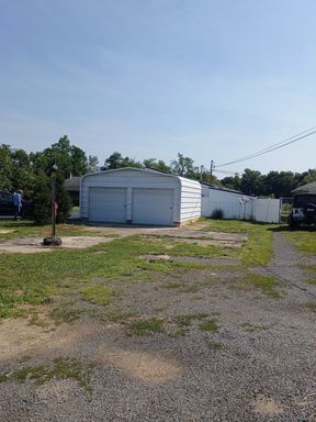 2 Car Garage with large lot