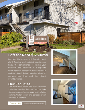 (OLV 28) 1 Bedroom with Loft! – photo 1