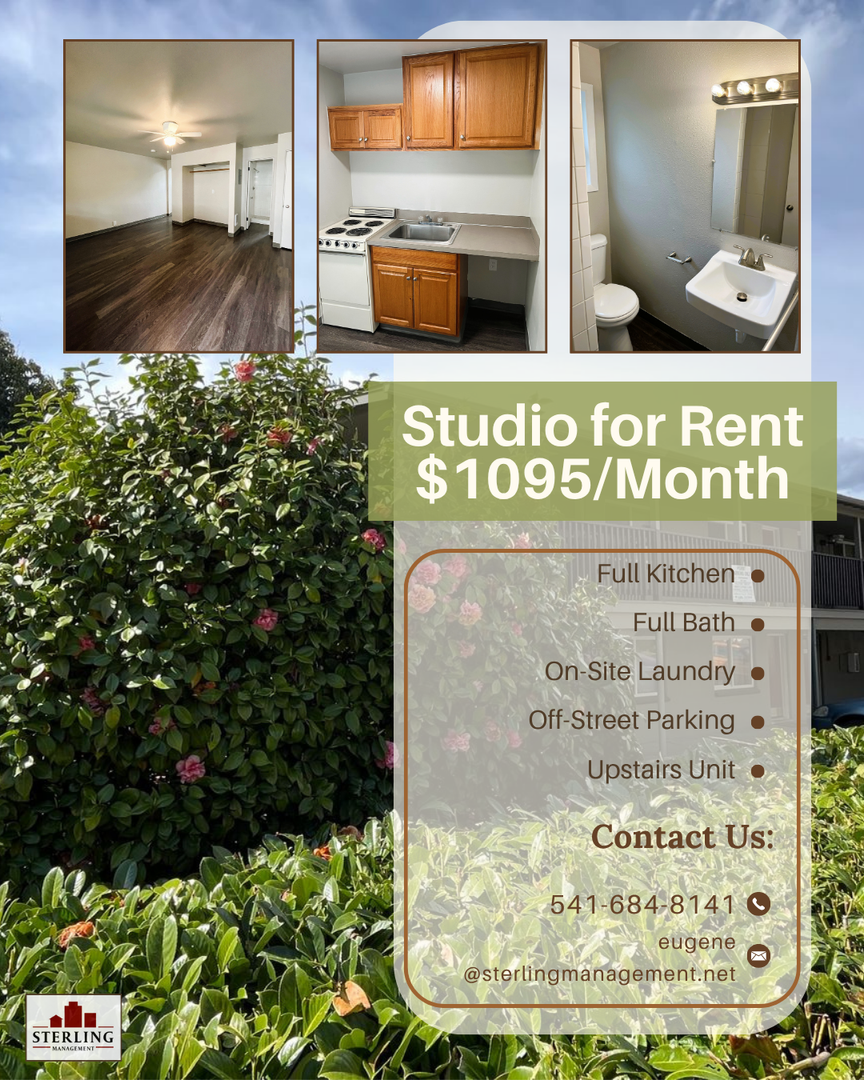 Eugene Apartment: 765 E 18th Street #6