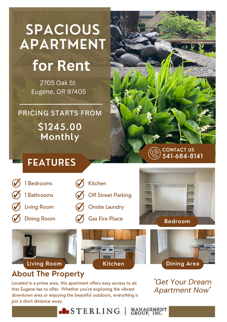 Eugene Apartment: 2705 Oak Street - #14