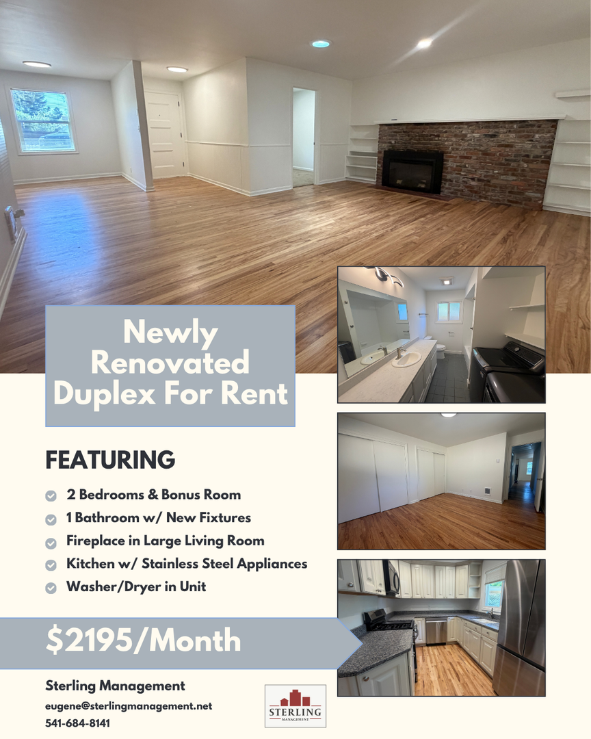 Eugene Apartment: 2885/2887 Harlow Rd