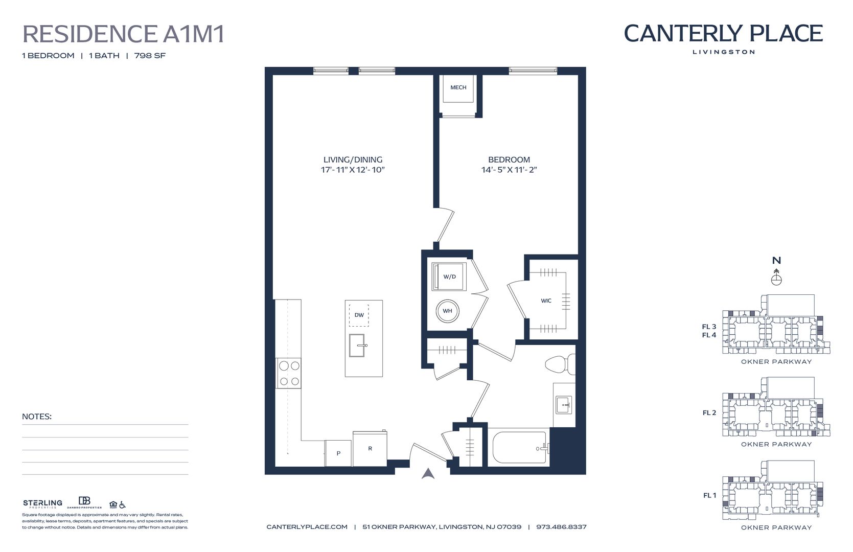 LIVINGSTON Apartment: 51 OKNER PARKWAY
