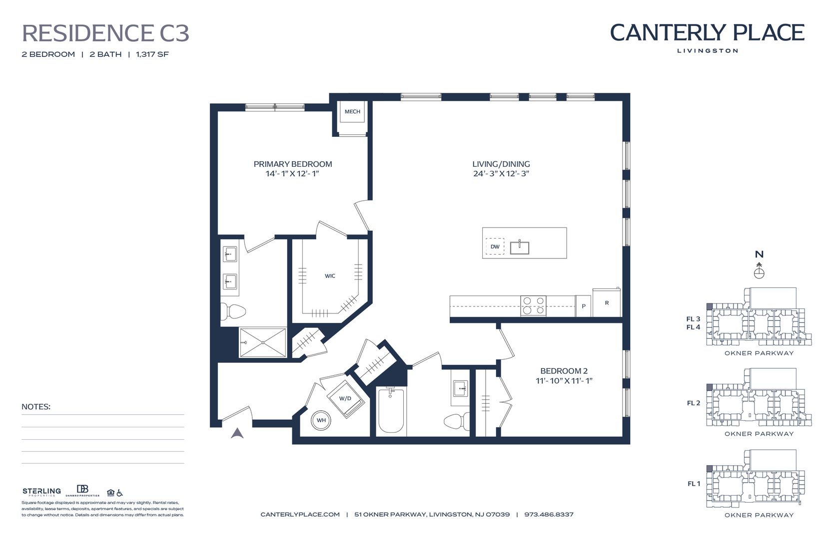 LIVINGSTON Apartment: 51 OKNER PARKWAY