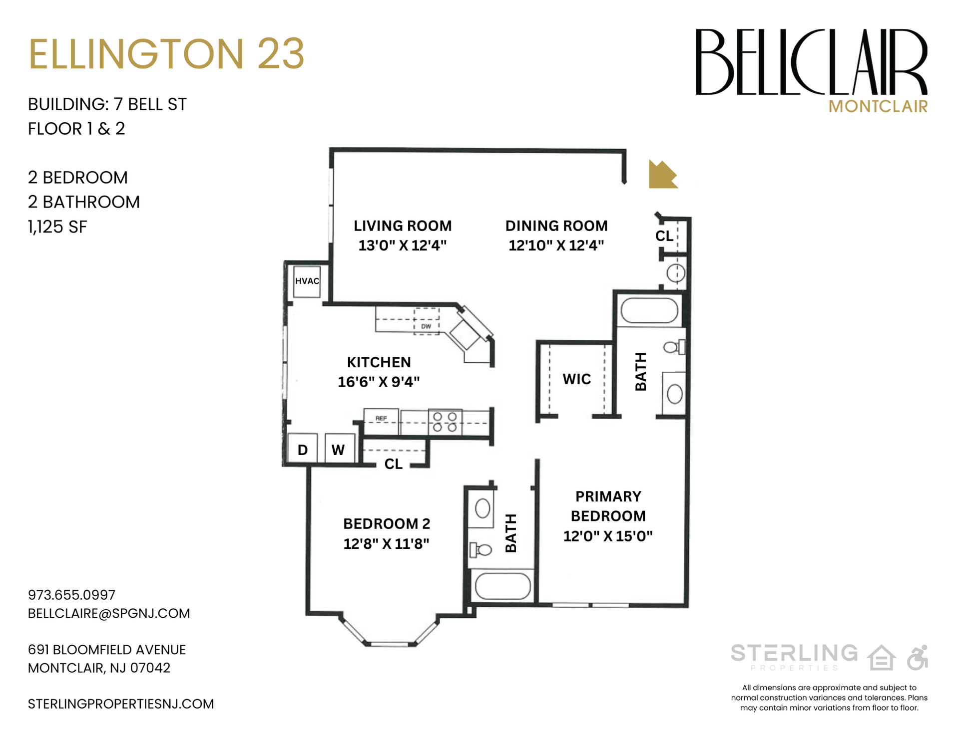 MONTCLAIR Apartment: 691 BLOOMFIELD AVENUE