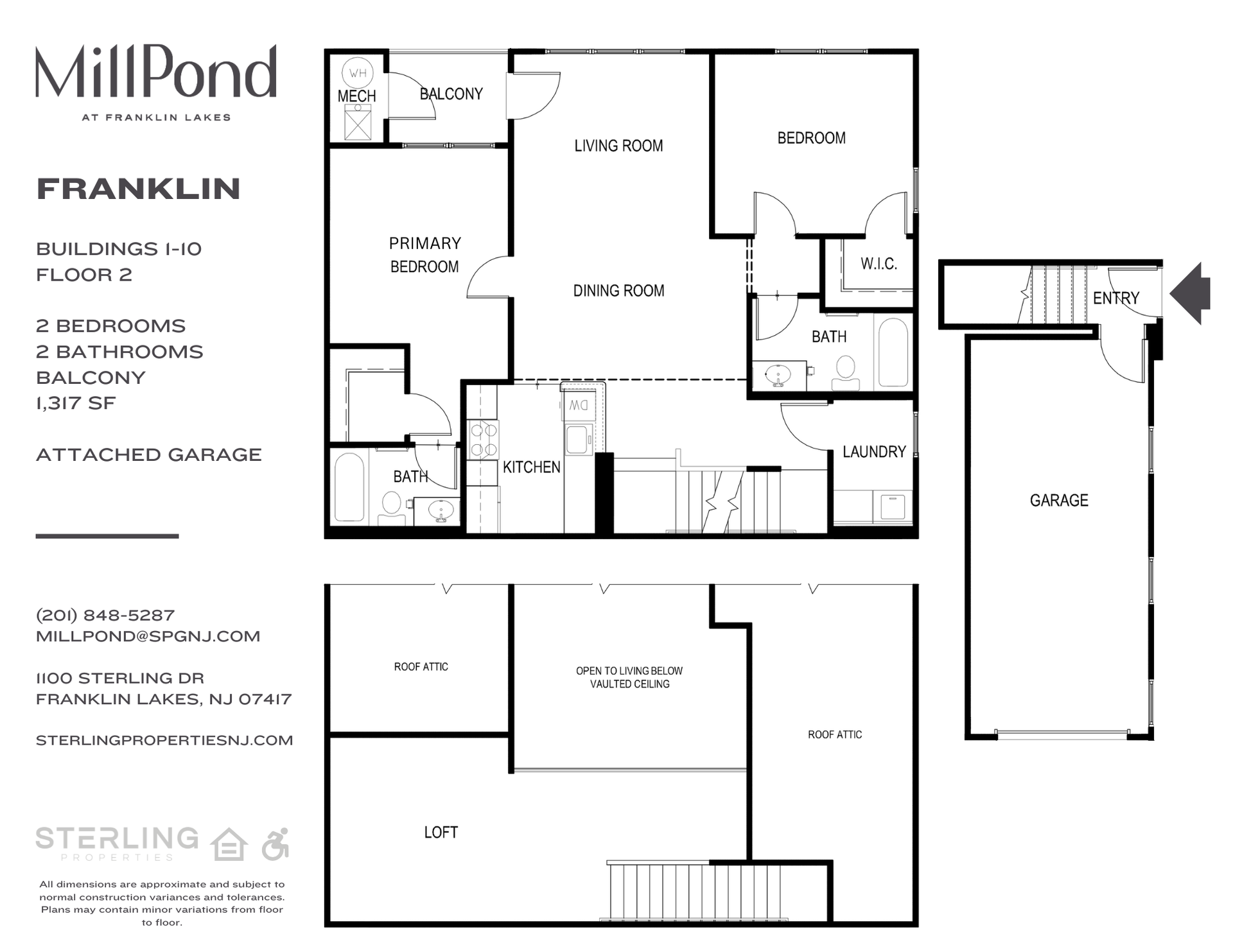 FRANKLIN LAKES Apartment: 1100 STERLING DR