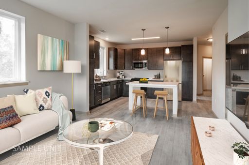 P Floor Plan - 1 Bedroom Income Restricted - Eastside – photo 1