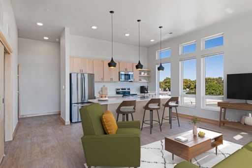 2H (With Patio) Floor Plan - 2 Bedroom - Eastside – photo 1