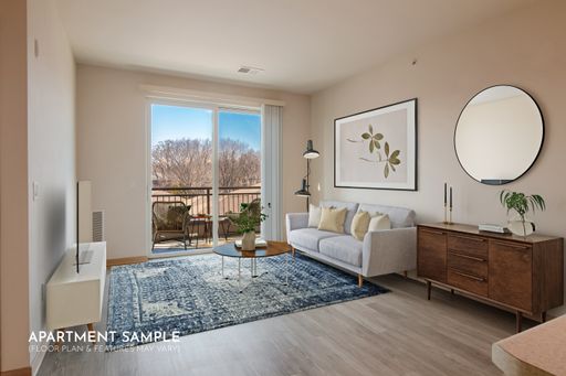 C4 Floor Plan - 2 Bedroom Income Restricted - Westside – photo 1