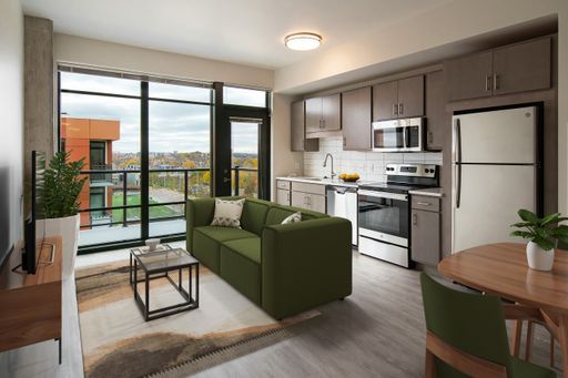 Queen Anne Floor Plan - Studio - Downtown – photo 1