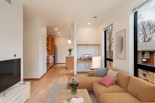 A - V Floor Plan - 1 Bedroom Income Restricted - Eastside – photo 1