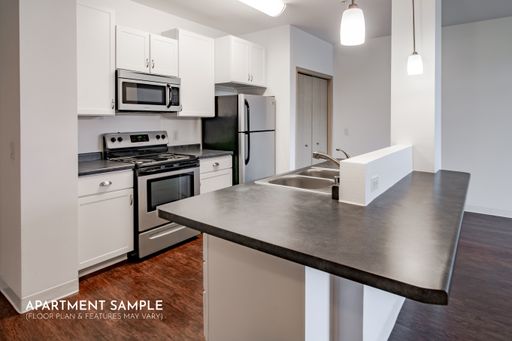 M1 Floor Plan - 1 Bedroom - Westside – photo 1