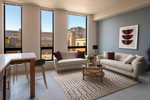 Burgundy (ADA) Floor Plan - Studio Income Restricted - Downtown – photo 1