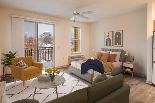 J Floor Plan - Studio - Downtown – photo 1