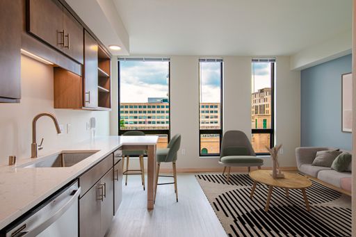 Blush Floor Plan - Studio Income Restricted - Downtown – photo 1