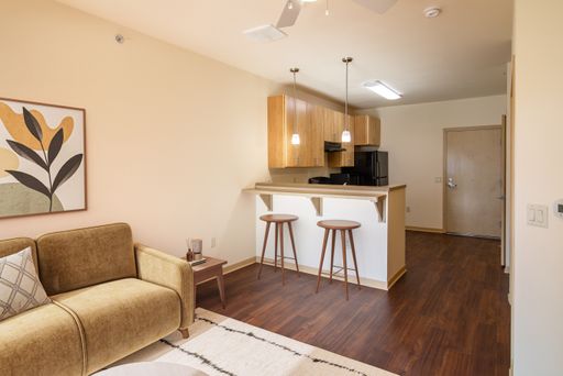 A1 Floor Plan - Studio Income Restricted - Downtown – photo 1