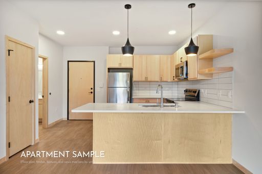 C (ADA) Floor Plan - 1 Bedroom - Westside – photo 1