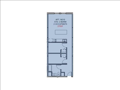 Standard 2 Bedroom (Higher Floor) – photo 1