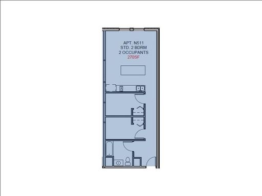 Standard 2 Bedroom (Higher Floor) – photo 1