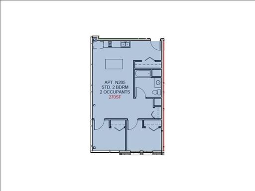 Campus View Standard 2 Bedroom – photo 1