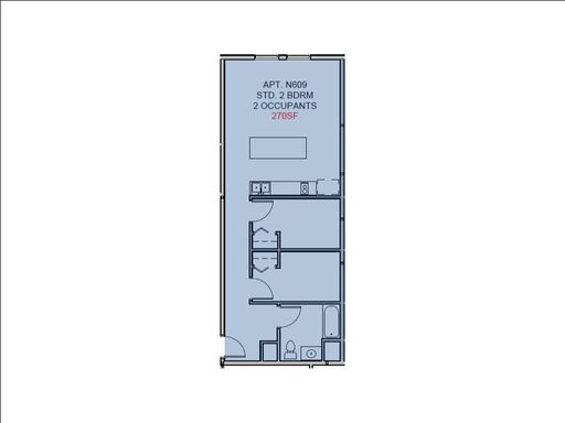 Standard 2 Bedroom (Higher Floor) – photo 1