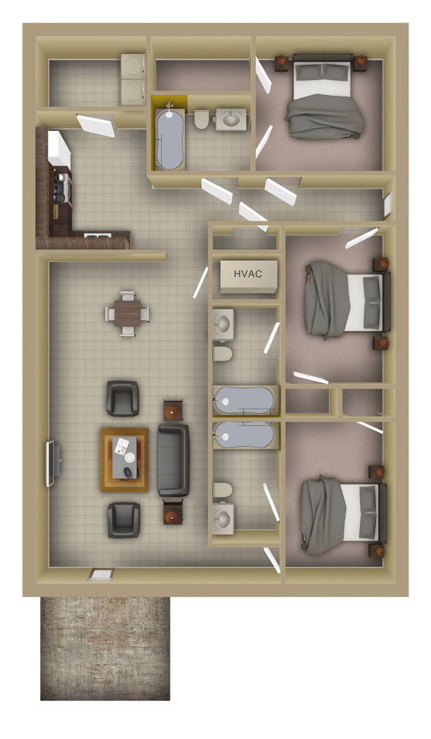 Tallahassee Apartment: 1730 West Pensacola St.